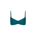 Gathered Mini Crop Bikini Top - Laguna Haze