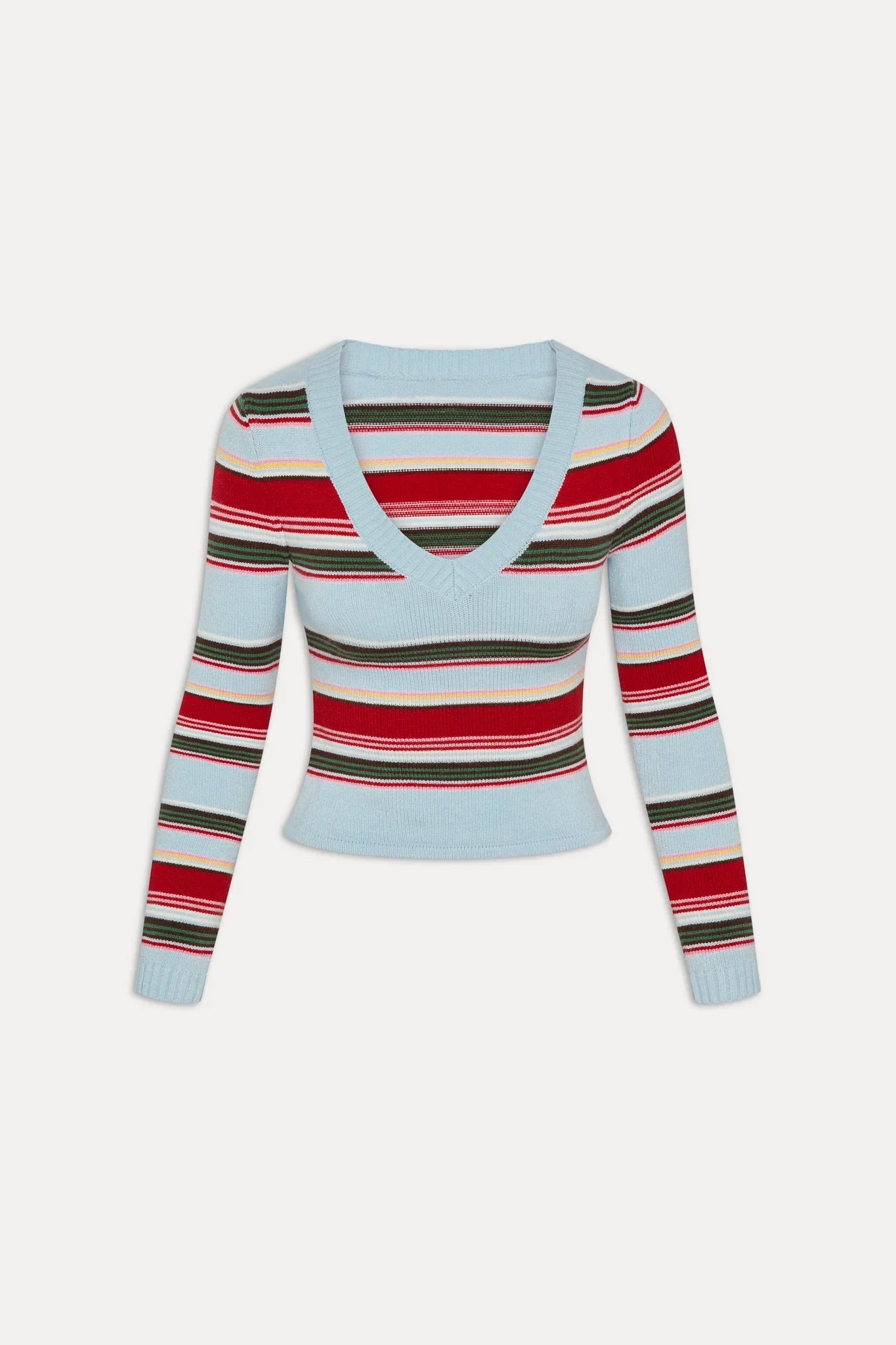 Kit V Neck Knit Sweater - Ocean Ave