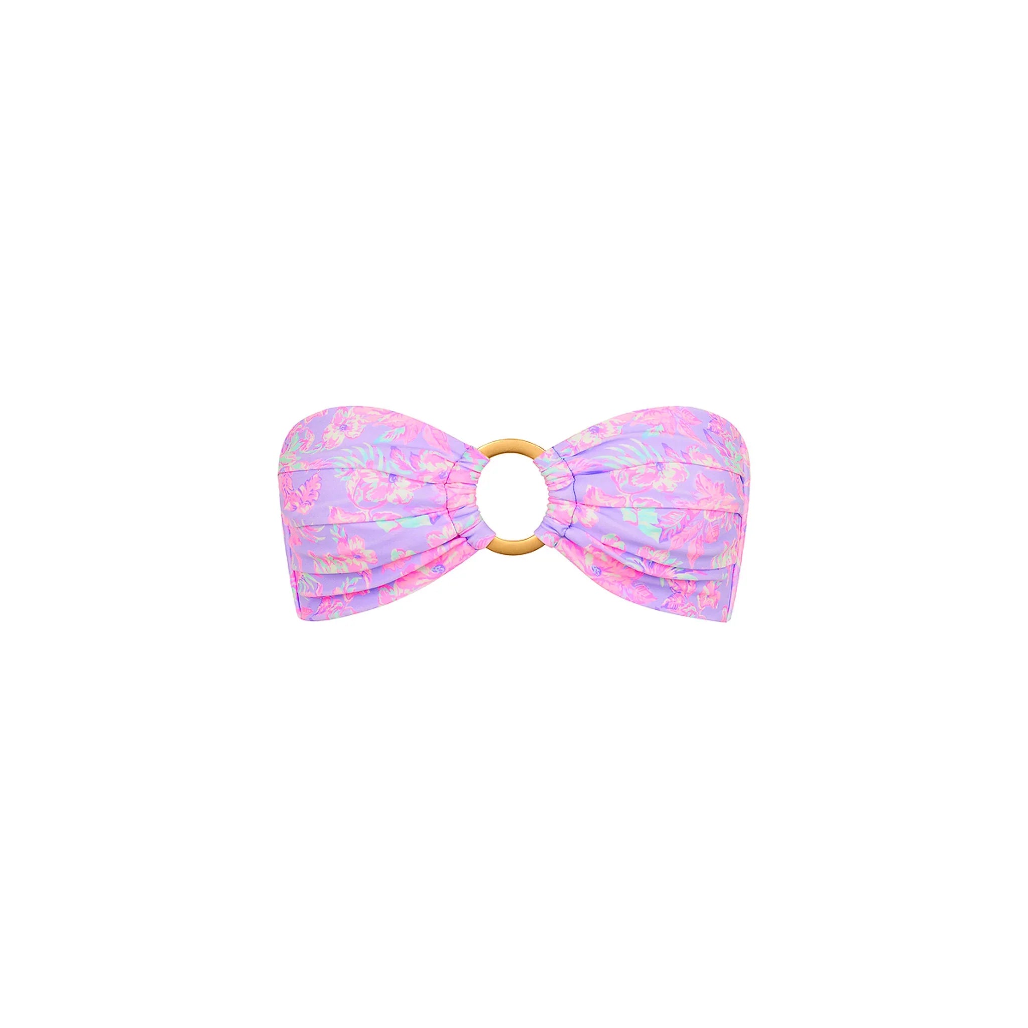Strapless Bandeau Bikini Top - Lilac Love