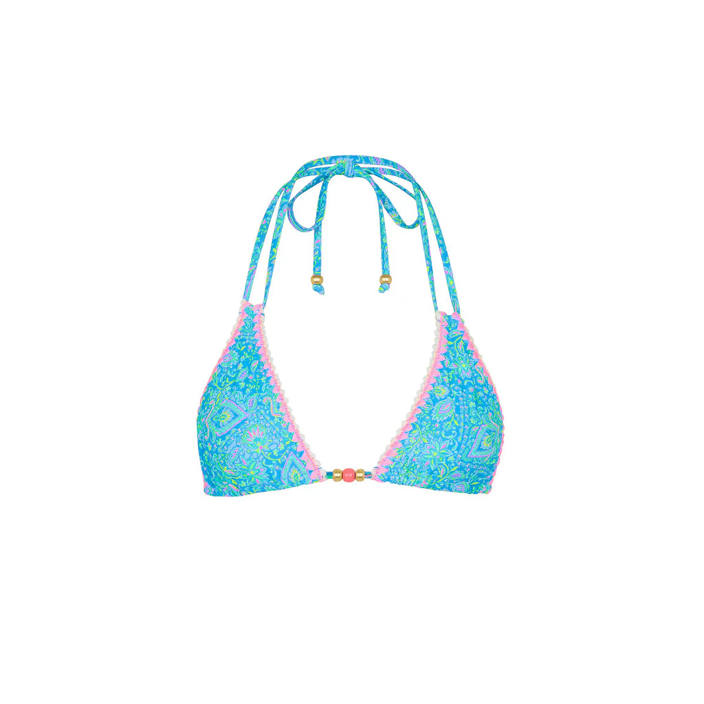 Crochet Halter Bikini Top - Stargaze