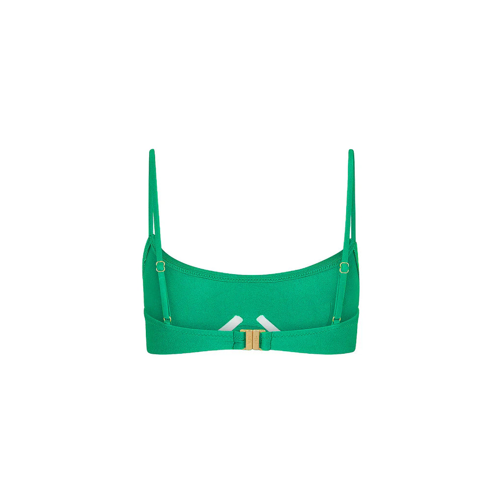 Invisible Underwire Crop Bikini Top - Island Lush