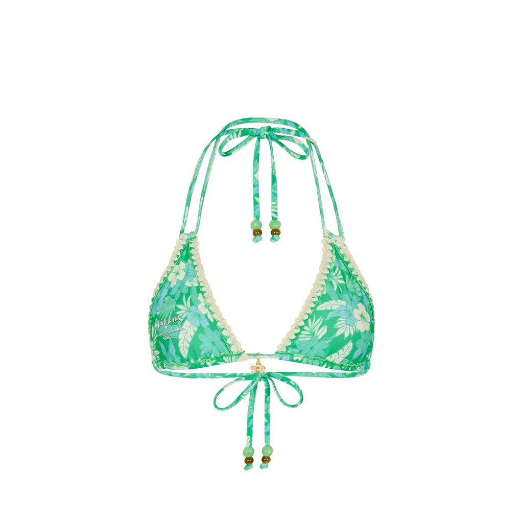 Crochet Halter Bikini Top - Barefoot Breeze