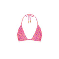 Gathered Stitch Bralette Bikini Top - Gelato Bloom