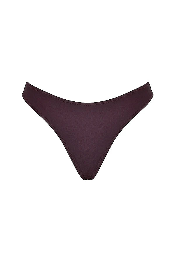 cacao high leg bikini bottom