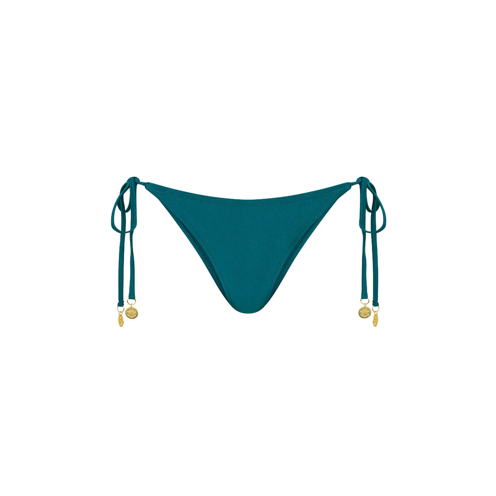 Full Coverage Tie Bikini Bottom - Laguna Haze