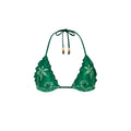 Lettuce Edge Bralette Bikini Top - Palm Tides