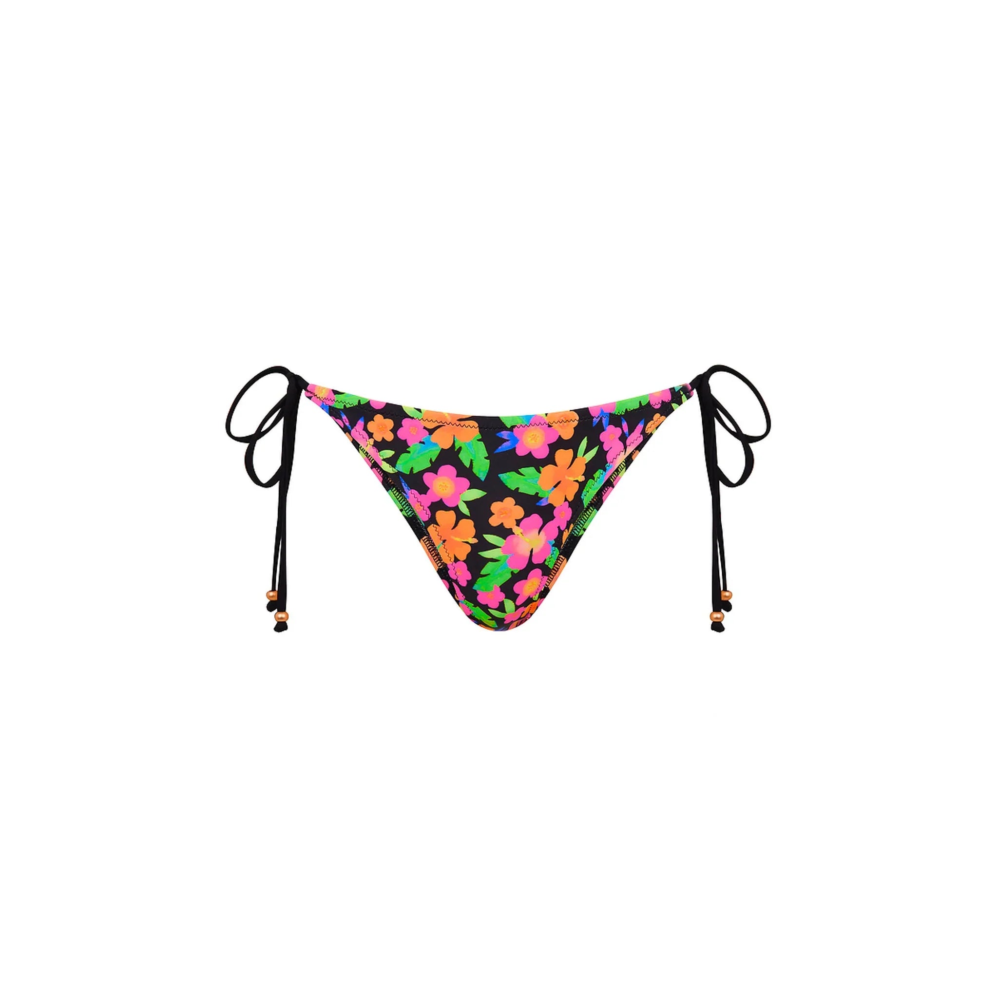 Full Coverage Tie Bikini Bottom - Midnight Glow