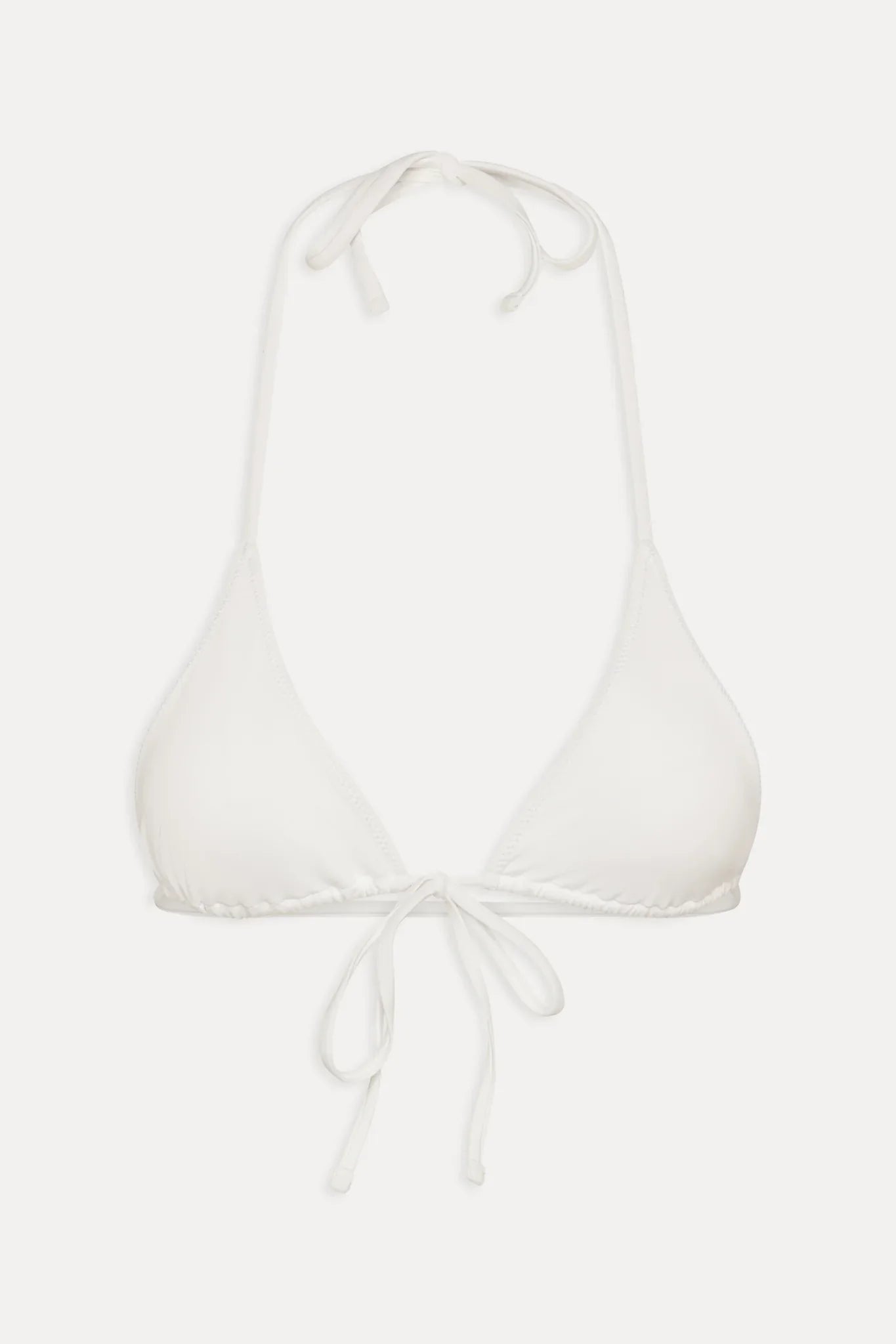Paradise Halter Bikini Top - Optic White