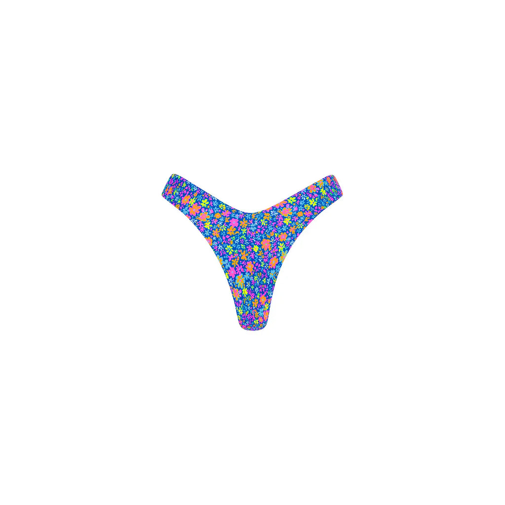 Y Cheeky Bikini Bottom - Electric Bloom