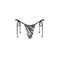 Micro Thong Tie Side Bikini Bottom - Wild Honey