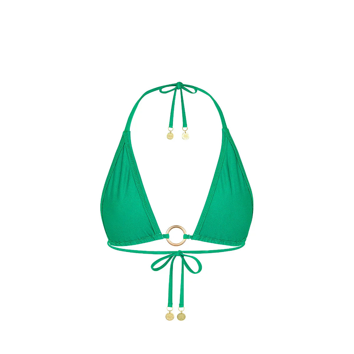 Ring Halter Bikini Top - Island Lush