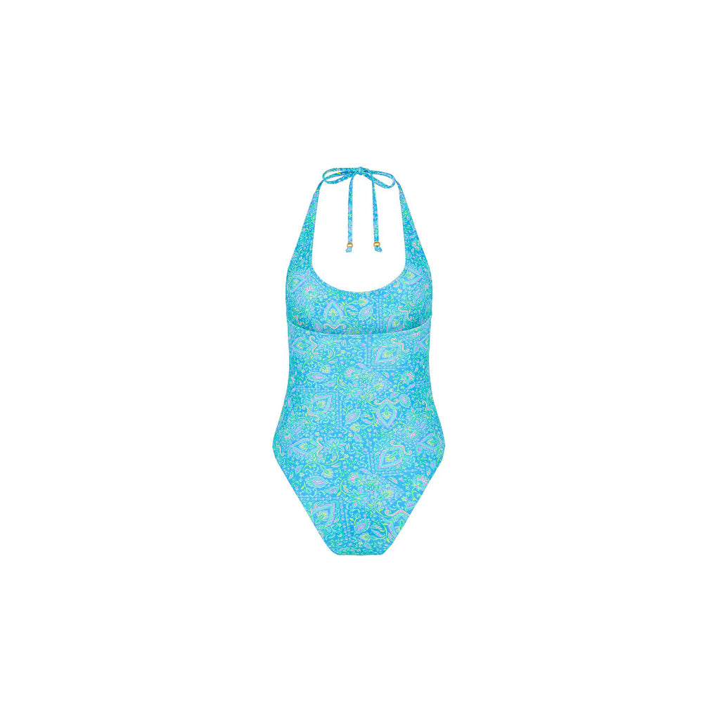 Scoop Halter Cheeky One Piece - Stargaze