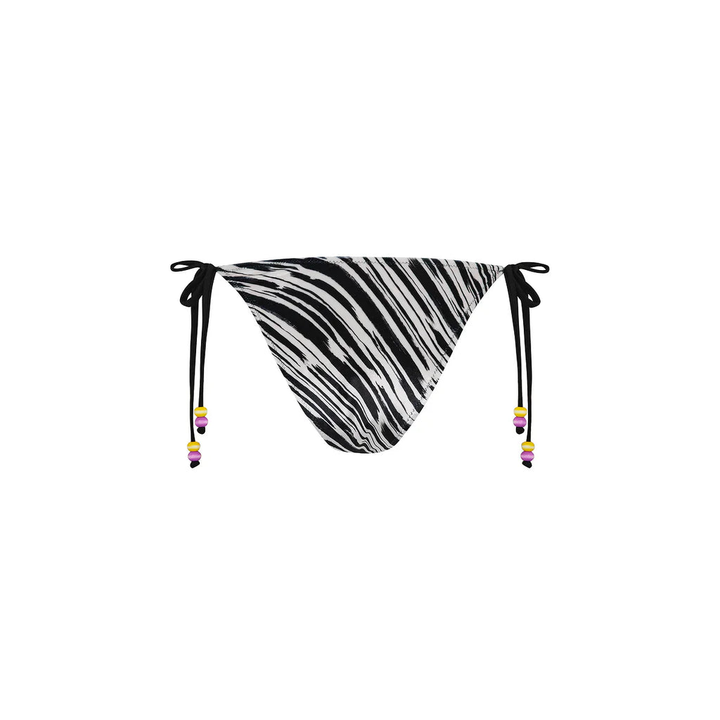 Ring Cheeky Tie Bikini Bottom - Wild Honey