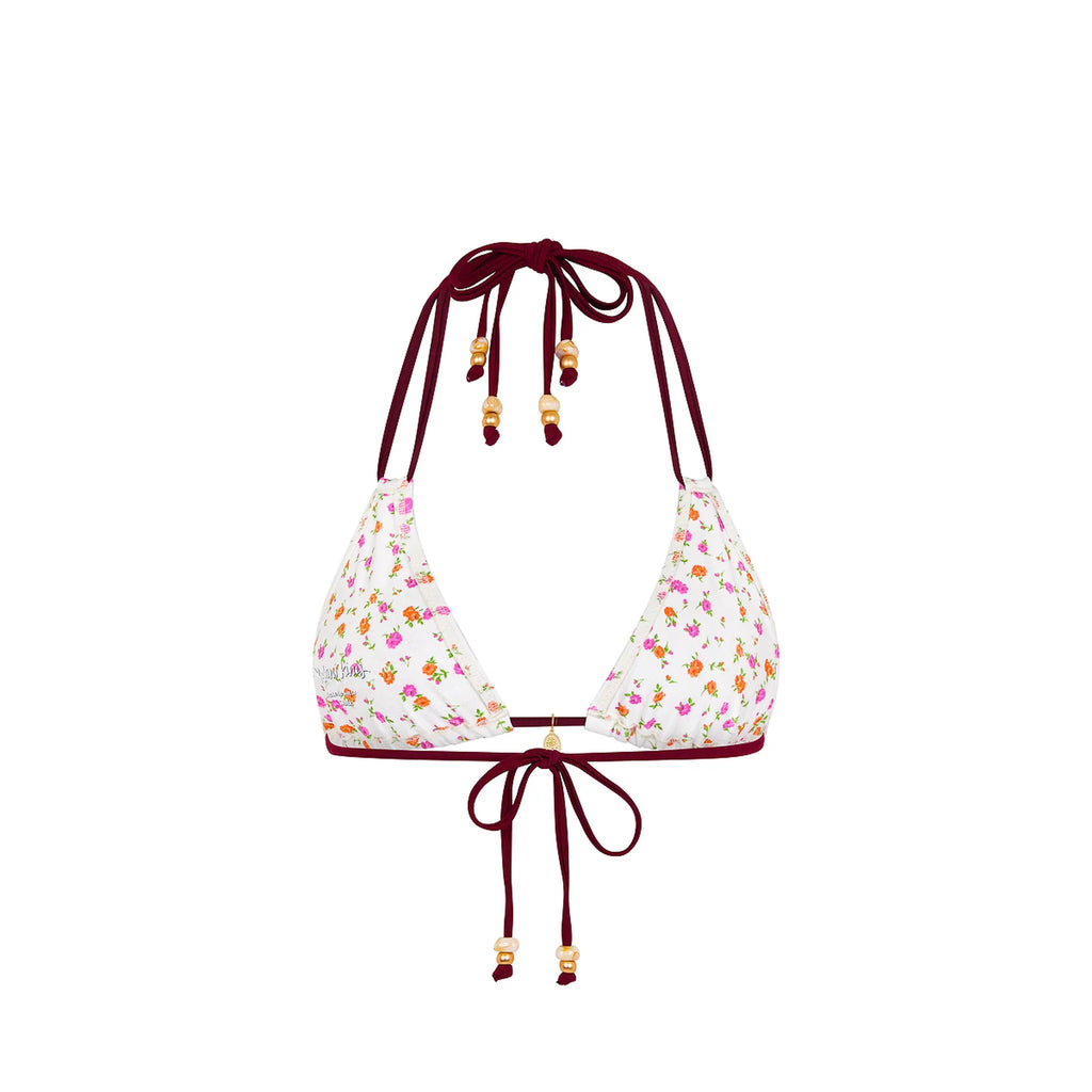 Halter Bralette Bikini Top - Rosie Posie