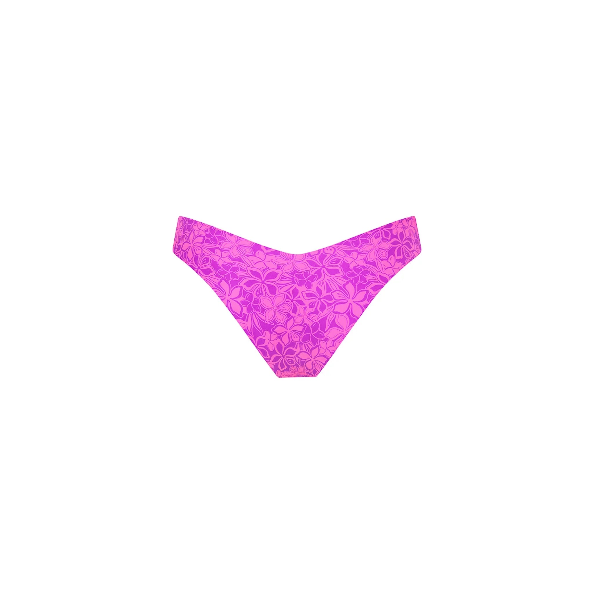 Cheeky V Bikini Bottom - Bubble Berry