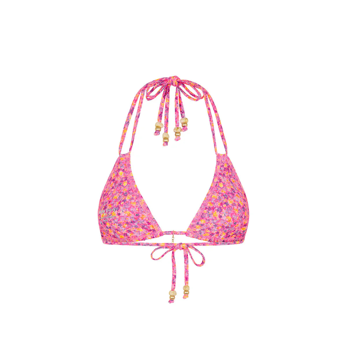 Halter Bralette Bikini Top - Gelato Bloom