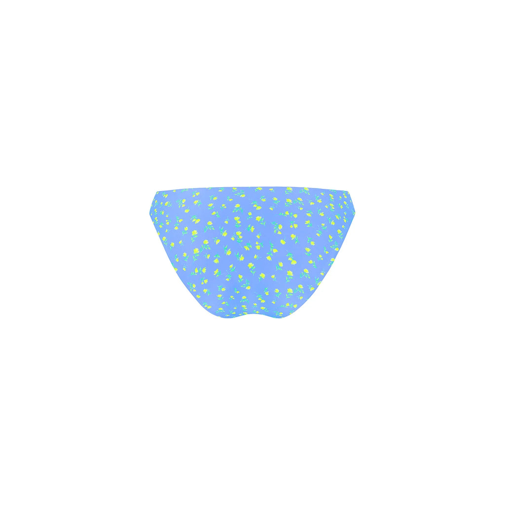 Minimal Full Coverage Bikini Bottom - Lemon Bloom