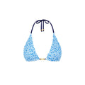 Shirred Triangle Bikini Top - Dream Flower