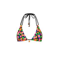 Simple Strap Halter Bikini Top - Midnight Glow