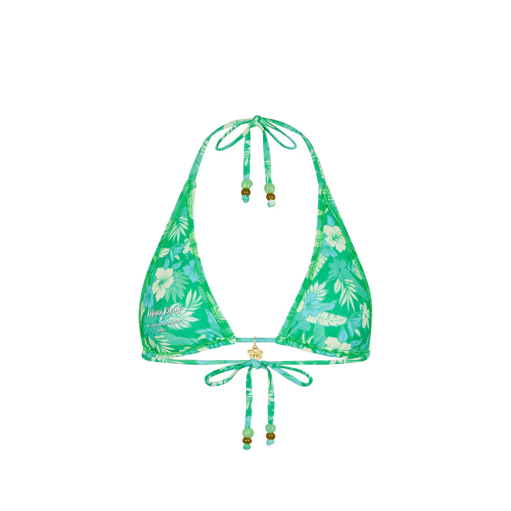 Classic Tie Halter Bikini Top - Barefoot Breeze