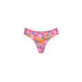 Lettuce Frill Thong Bikini Bottom - Summer Glow