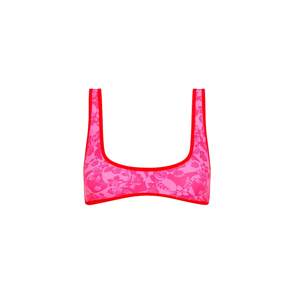 Bind Slim Scoop Bikini Top - Hearts Collide