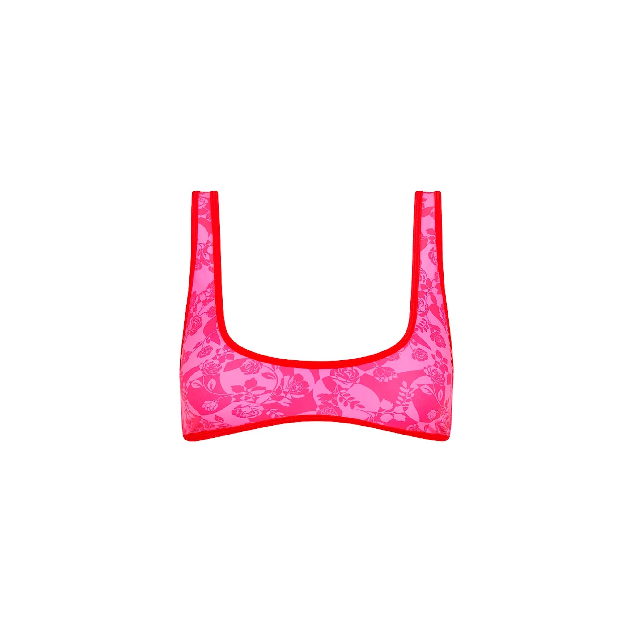 Bind Slim Scoop Bikini Top - Hearts Collide