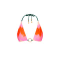 Ring Halter Bikini Top - Strawberry Vanilla