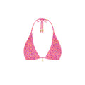 Shirred Triangle Bikini Top - Gelato Bloom
