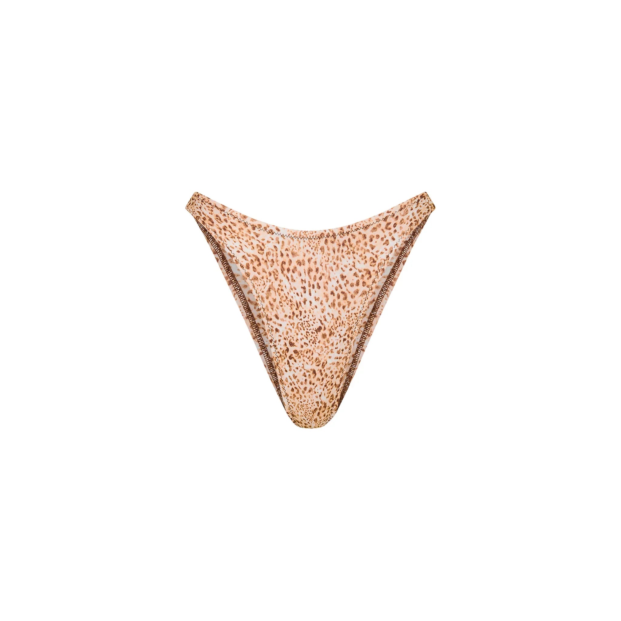 High Leg Vintage Bikini Bottom - Wild Skies