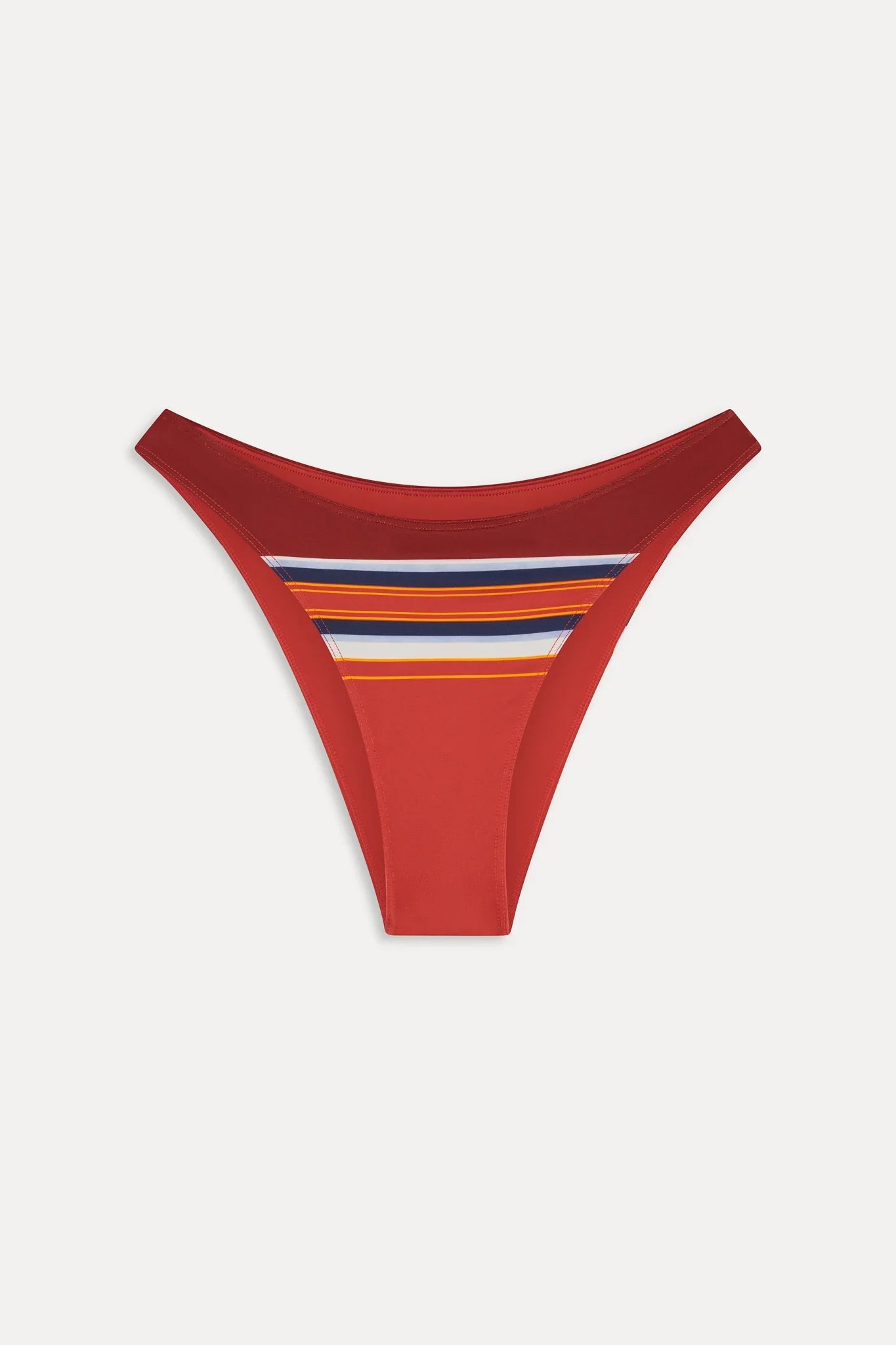 Dove Striped Bikini Bottom - Sandstone
