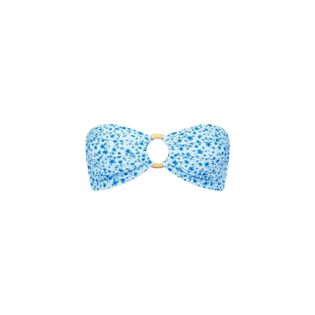 Strapless Bandeau Bikini Top - Dream Flower