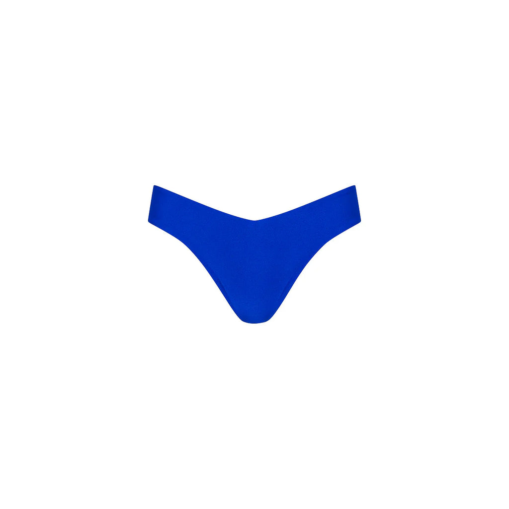Cheeky V Bikini Bottom - Blue Lagoon