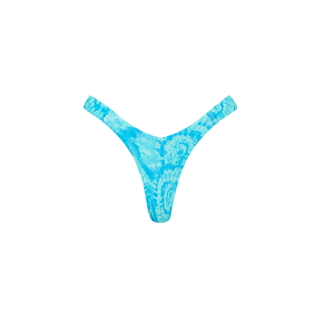 Retro Y Thong Bikini Bottom - Starry Seas
