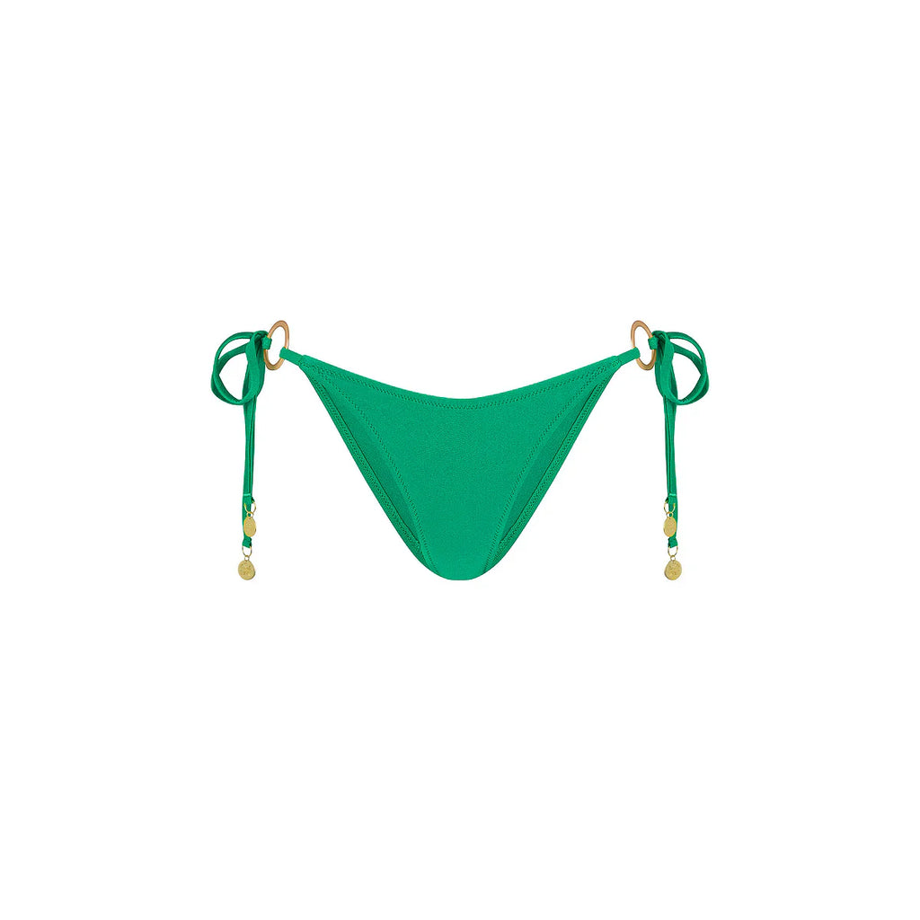 Ring Cheeky Tie Bikini Bottom - Island Lush