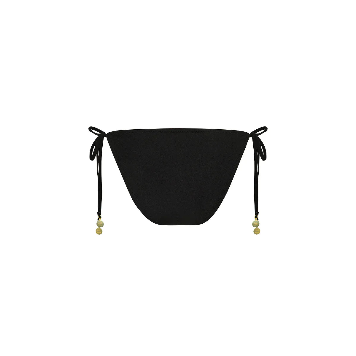 Full Coverage Tie Bikini Bottom - Twilight Black