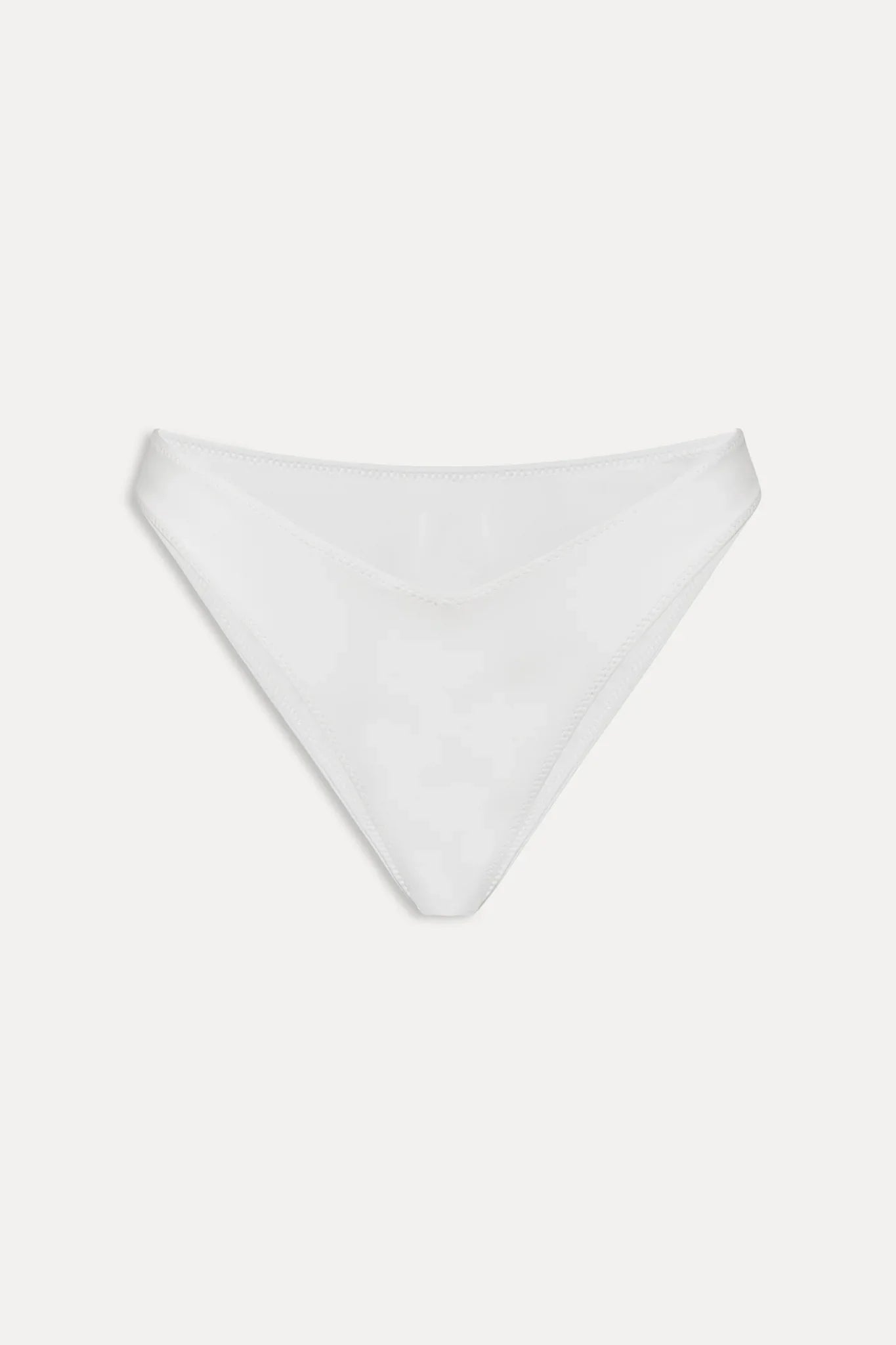 Enzo Cheeky Bikini Bottom - Optic White