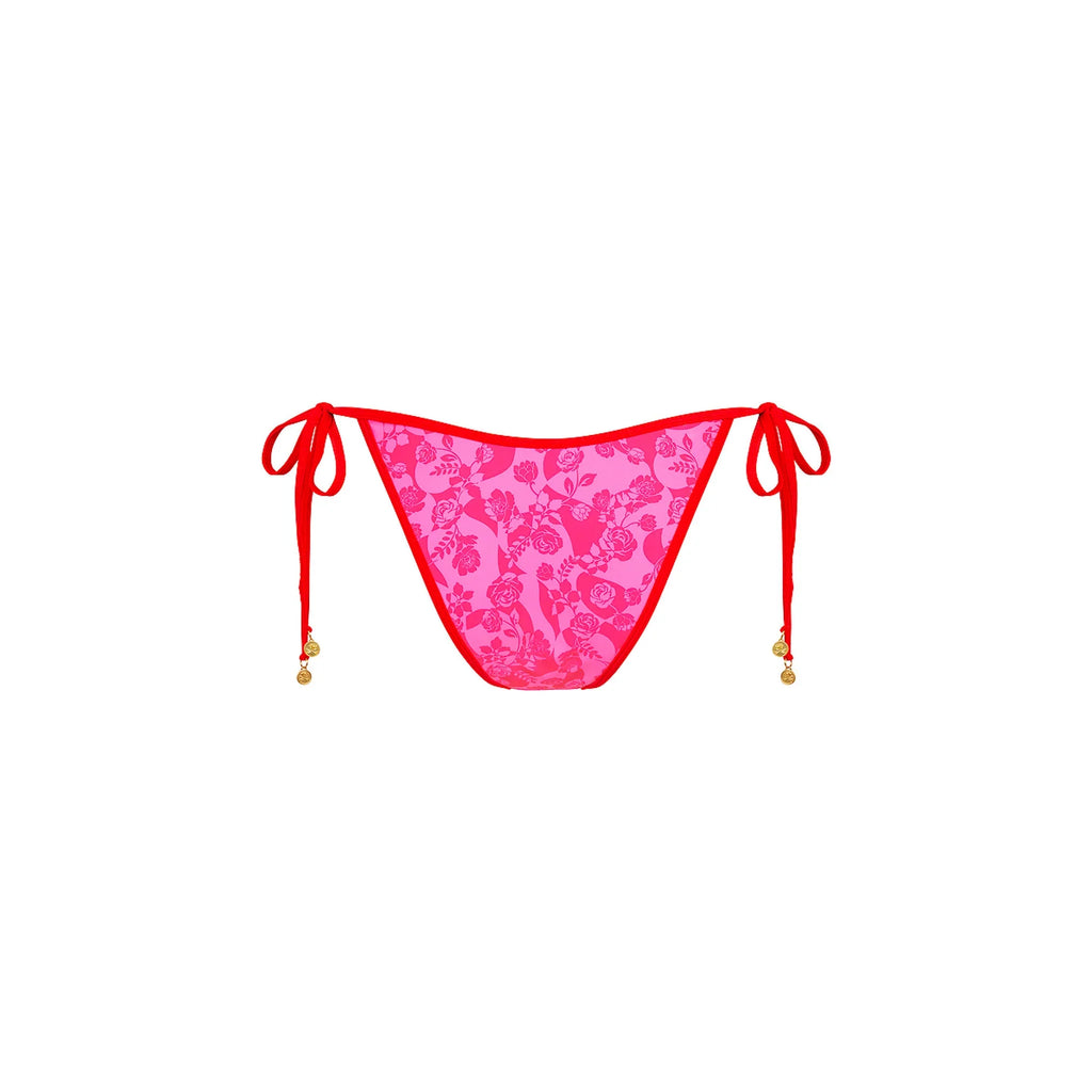 Bind Dipped Cheeky Tie Bikini Bottom - Hearts Collide