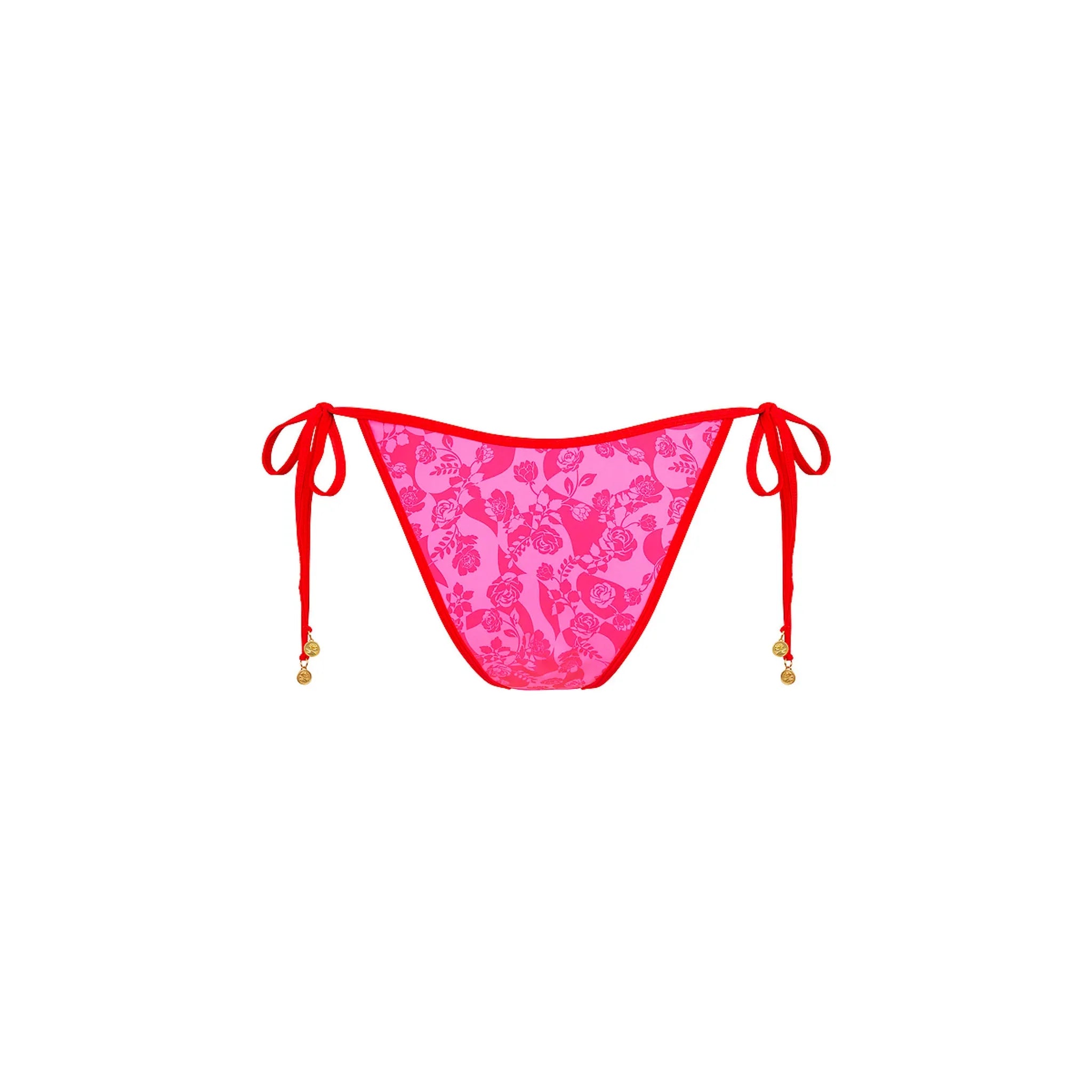 Bind Dipped Cheeky Tie Bikini Bottom - Hearts Collide