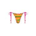Lettuce Edge Thong Tie Bikini Bottom - Sunshine Lover