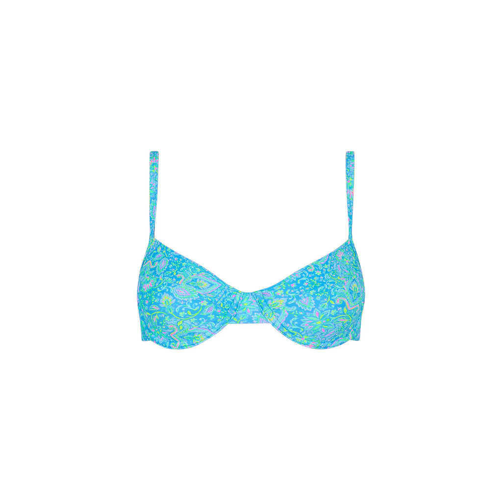 Ditzy Underwire Bra Bikini Top - Stargaze
