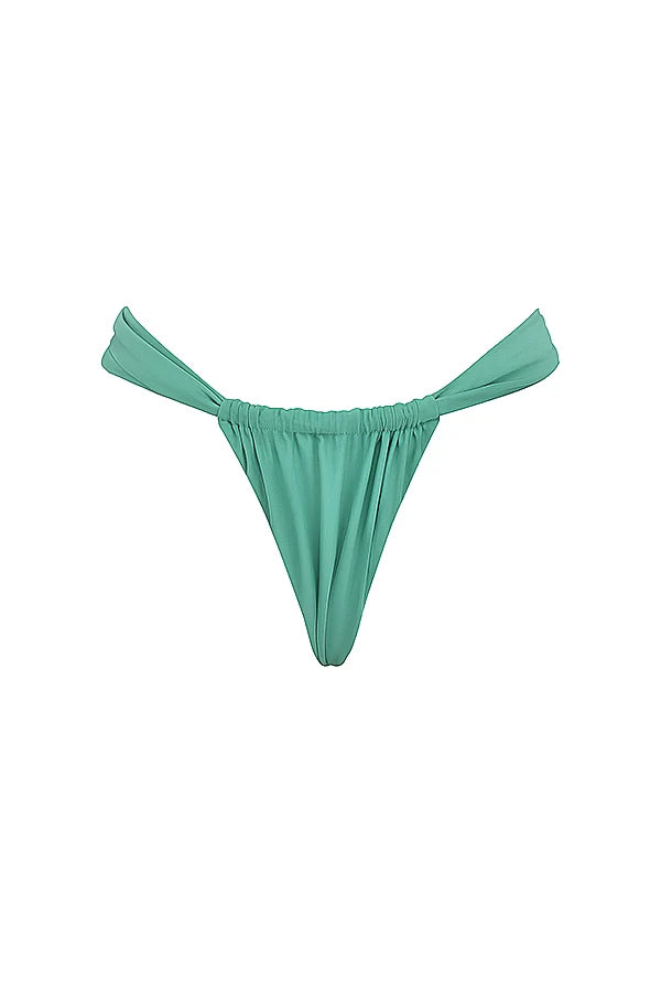 eucalyptus gathered high leg bikini bottom