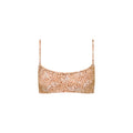 Invisible Underwire Crop Bikini Top - Wild Skies