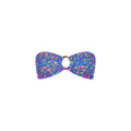 Strapless Bandeau Bikini Top - Electric Bloom