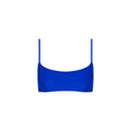 Invisible Underwire Crop Bikini Top - Blue Lagoon