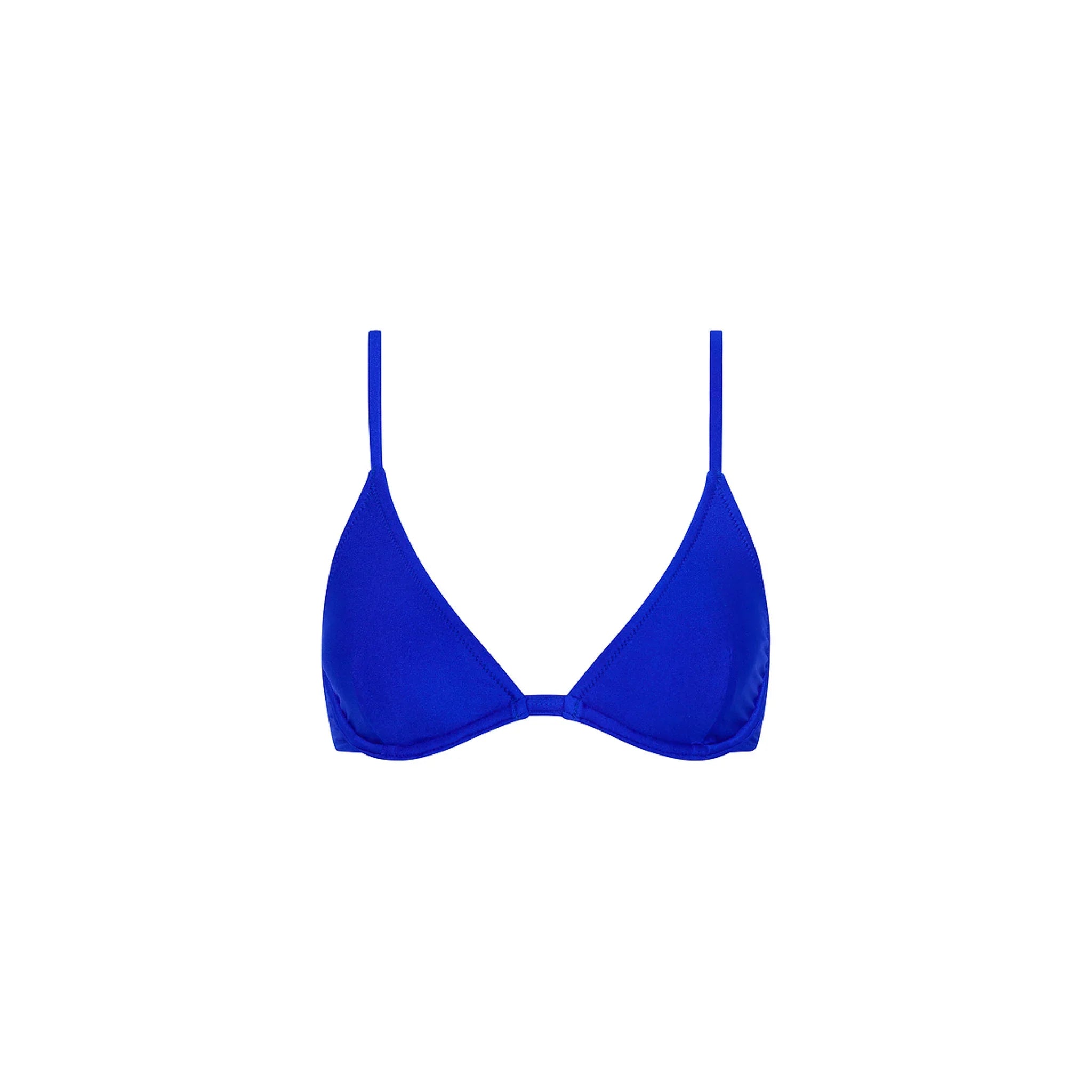 Underwire Triangle B-C Cup Bikini Top - Blue Lagoon