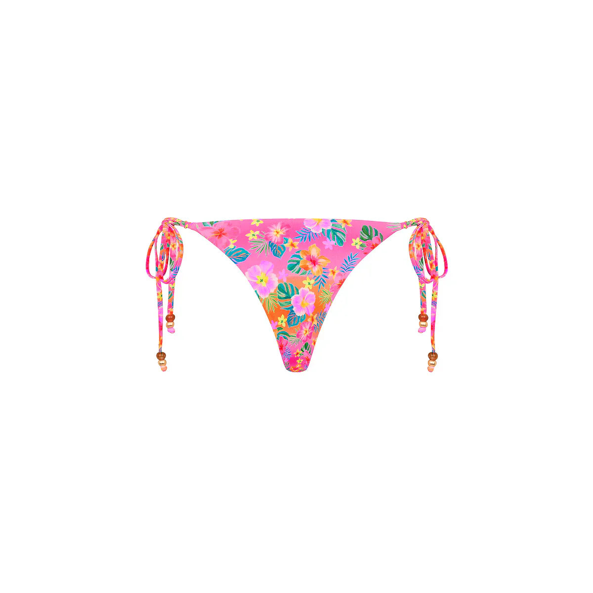 Thong Tie Side Bikini Bottom - Summer Glow