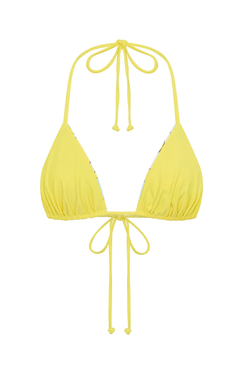 Coolum Reversible Bikini Top Lemontini Fizz