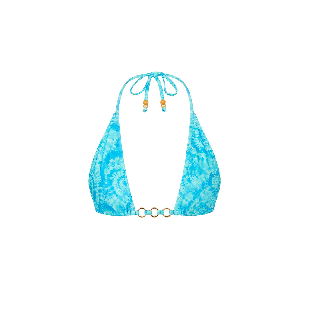 Trio Ring Triangle Bikini Top - Starry Seas