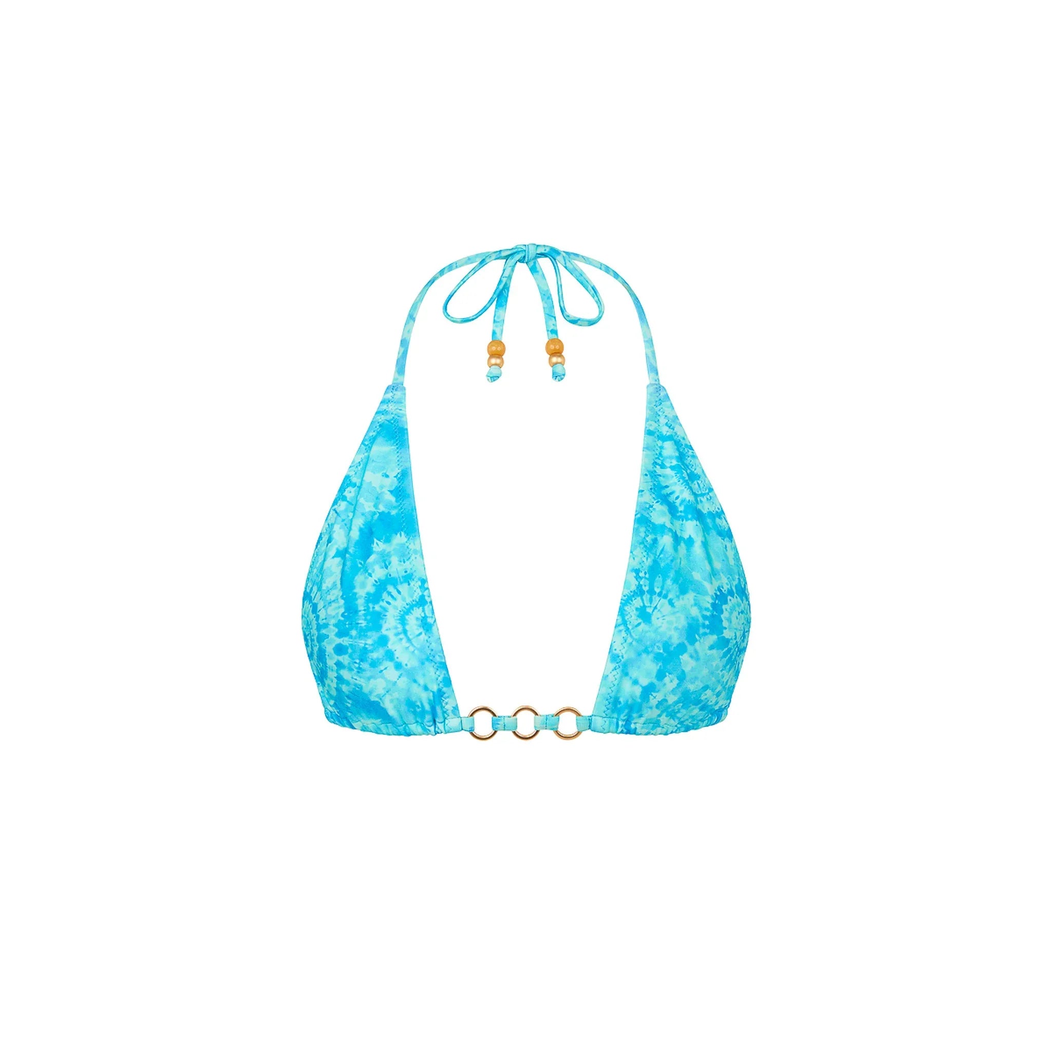 Trio Ring Triangle Bikini Top - Starry Seas